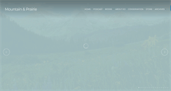 Desktop Screenshot of mountainandprairie.com